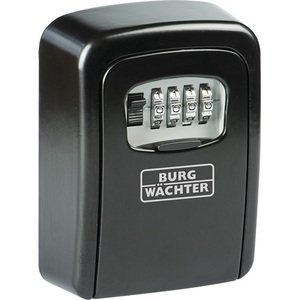 BURG-WCHTER 30 H120xW90xD40mm Key Safe with Protective Cap and <b>Combination</b> <b>Lock</b> Wall Storage - Product Image 1