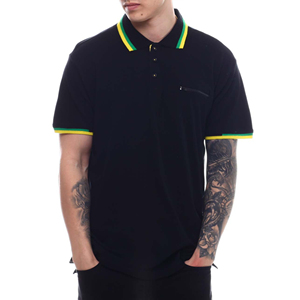 Vêtements pour hommes polos personnalisés à impression par sublimation Polo avec logo imprimé grande taille pour hommes polos - Product Image 2