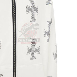 Ropa de moda para exteriores para hombre, sudaderas con pedrería, informales y para invierno, en diferentes diseños y tallas disponibles. - Product Image 6