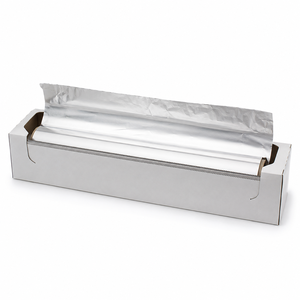 Bido Household <b>Aluminum</b> Foil 45cm Length 50 Meter Roll 19 Micron Food Grade 30cm Disposable Sheet Coated Composited Retail Roll - Product Image 1
