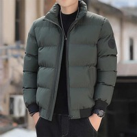 Nouvelle conception, veste bomber rembourrée imperméable, coupe-vent et respirante, fermeture éclair, doublure en coton, légère, grande taille, pour homme, hiver