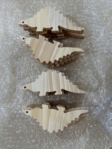 Vietnamien en gros animaux en forme de hêtre en bois Animal de dentition enfants animaux en bois colorés à la main - Product Image 6