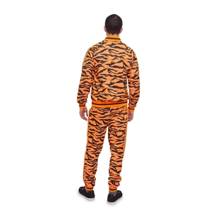 Meilleurs vêtements de Offre Spéciale d'hiver Ensembles pour hommes Ensemble de sweat à capuche imprimé Sweat-shirt à col rond et pantalon de jogging en polaire à fermeture éclair - Product Image 2