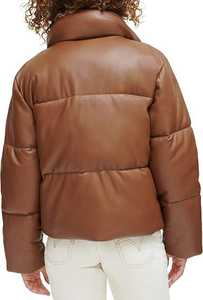 2025แจ็คเก็ตขนเป็ดผู้หญิงแบบลำลอง, สีพื้นกันลมและระบายอากาศได้ดีไนลอนแท้กระบวนการดิบ - Product Image 5