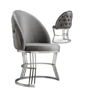 <span class=keywords><strong>Chaise</strong></span> de Restaurant en acier inoxydable doré de haute qualité, <span class=keywords><strong>chaise</strong></span> de salle à manger de luxe en velours pour hôtel Restaurant maison - Product Image 3