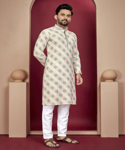 DESIGNER RAYON DIGITAL PRINT KURTA PAYJAMA WEDDING WEAR WHOLESALE PRICE ETHNIC GARMENT - Product Image 1