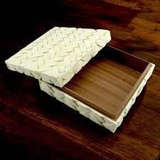 New Bone Inlay Black & White <b>Round</b> <b>Gift</b> <b>Boxes</b> Reasonably Priced Utility Jewelry <b>Boxes</b> - Product Image 5