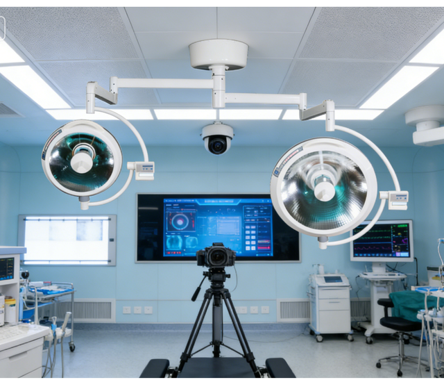 SRZF700+500 Suspension Type Examination Shadowless Light Dental Theatre Surgical Operating Room Lamp Halogen Double Headlights