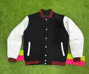 Veste universitaire vintage personnalisable 100% laine réversible XS Broderie 3D Bouton en denim Hiver Service OEM disponible - Product Image 5