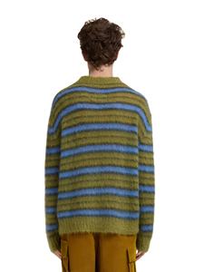 Pull en laine/acrylique ample et chaud à col rond pour homme, avec logo brodé personnalisé de qualité supérieure - Product Image 5