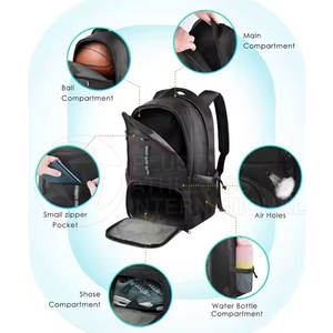 Sac de football à usage extérieur de grande capacité personnalisé de haute qualité sac de football étanche fabriqué au Pakistan - Product Image 4