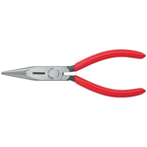 KNIPEX 160 mm Long Flat/Nround Straight <b>Polished</b> Flat-Nose Pliers <b>Plastic</b> Coated Craft Supplies - Product Image 4