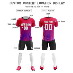 La mejor calidad, diseño personalizado, recién llegado, uniformes de fútbol para hombres, Francia, recién llegado, conjuntos de ropa de fútbol de equipo transpirable - Product Image 3