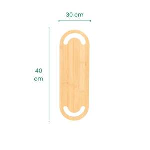 Forme ovale en bois de bambou écologique de planche à découper pour l'usage de cuisine - Product Image 3