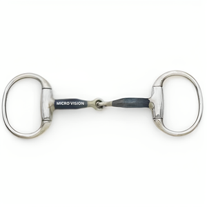 Offre Spéciale vente en gros mèches de cheval en acier inoxydable bleu Eggbutt anneau rond en poids moyen équipement de cheval de haute qualité - Product Image 1