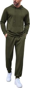 Ensemble de survêtement sportif en polyester et élasthanne 280GSM pour homme, veste zippée et pantalon de jogging, imprimé numérique multicolore, style ajusté - Product Image 2