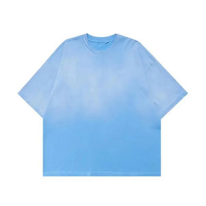 High Quality Men's 100% Cotton <b>T</b>-Shirt For Men Wholesale Price Oversized Boxy Fit Custom Logo Crew Neck <b>T</b>-Shirt - Product Image 2