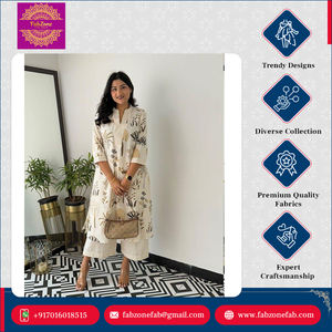 Qualité exceptionnelle femmes à la mode Occasion spéciale broderie traditionnelle coupe régulière Poly rayonne Kurti Palazzo ensemble fait - Product Image 5