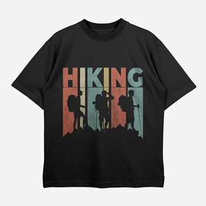 Camiseta Oversize de Color Liso con Estampado para Senderismo, Venta al por Mayor 2026, para Mujer, Alta Calidad, 240 g/m², 100% Algodón, Secado Rápido, Transpirable - Product Image 3