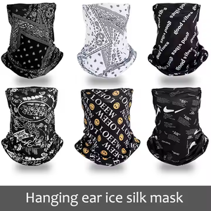 Best Selling UV Protection Triangle Mask Neck Gaiter Balaclava Custom Breathable <b>Scarf</b> Mask Bandana with Ear Loops DDP Shipping - Product Image 5