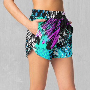 Vêtements de sport légers taille haute pour femmes Fitness Running Workout Beach Shorts Sublimation Beige Breathable Design - Product Image 4