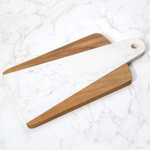 Planche à découper en bois d'acacia Creative Couple Styling Cutting Board Household Food Tray - Product Image 4