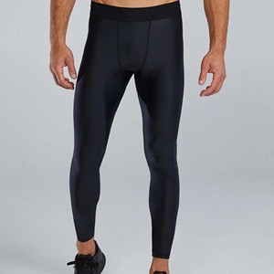 Leggings de yoga pour hommes, compression solide, haute qualité, respirant, taille élastique, collants de sport, de natation, de cyclisme, vente en gros - Product Image 6
