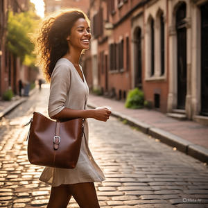 2025 sac seau en cuir véritable pour femmes de Style rétro dernière vente chaude grand sac à main avec motif coloré sac de messager pour femmes - Product Image 1