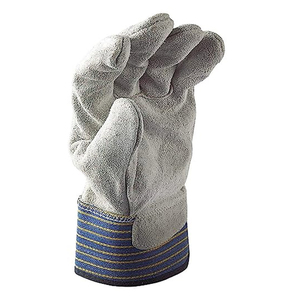 Gants de travail robustes pour le jardinage, prix de gros, avec poignée de sécurité, meilleure qualité, construction en cuir de vache, gants de travail pour échelle - Product Image 6