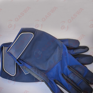 Gants de frappe de baseball à manchette courte sur mesure respirant poignet réglable 100% gants de frappeur en cuir de vachette originaux - Product Image 4