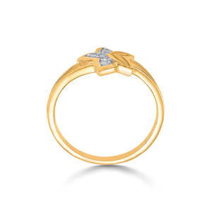 Anillo Fino Starlit Radiance Gold para Mujer - Product Image 4