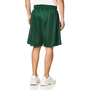 กางเกงขาสั้นสำหรับวิ่งของผู้ชายกางเกงขาสั้นผ้าแห้งเร็วทำจากโพลีเอสเตอร์100% ลายพื้นป้องกันริ้วรอย - Product Image 2