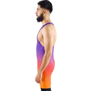 Diseña tu propia camiseta de lucha personalizada Sublimated 4XL Wrestling Singlets - Product Image 3