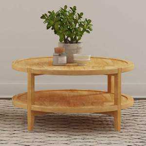 Table basse en bois, parfaite pour les salons, alliant la chaleur naturelle du bois avec un design moderne et fonctionnel. - Product Image 6