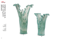 Décoration d'intérieur de luxe en verre Acqua Murano de Tammaro Home Vanessa, design artisanal italien haut de gamme