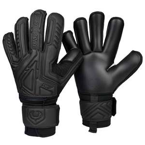 Gants de gardien de but en cuir de qualité supérieure personnalisables sur mesure coupe personnalisée poignée en latex de football en gros - Product Image 4