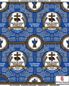 Custom African Wax Print <b>Fabric</b> Manufacturer Church Celebration Anniversary Convention Uniform Textile Supplier - Product Image 3