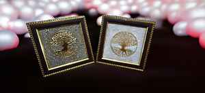 Indian Top Handicraft High Quality Tree of Life Pyrite and Selenite Frame Home Decor <b>Gift</b> & Handicraft Wholesale Price - Product Image 2