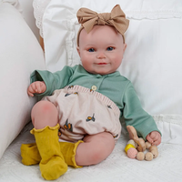 Poupées Reborn Babeside RTS 20 pouces Poupée Reborn Bébé souriant Fille plus âgée Maddy Corps souple pour les détaillants