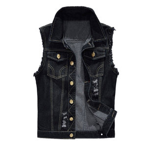 Gilet en jean pour homme, design professionnel, fabricant pakistanais, vêtement d'extérieur d'hiver, respirant, 100% coton, haute qualité - Product Image 1