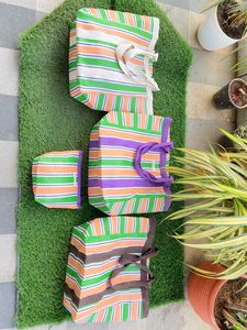 Sacs à provisions en nylon avec pochette Plastique polypropylène recyclé durable fabriqué en Inde-Options en vrac Sacs écologiques - Product Image 4