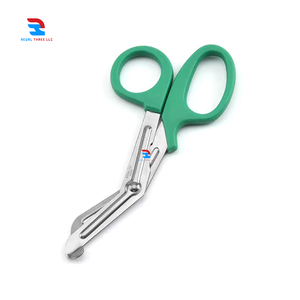 EMT Medial First Aid <strong>Trauma</strong> Bandage <strong>Scissors</strong> Green-Color Nursing <strong>Scissors</strong> Outdoor House Hold Multiple-Foundation Surgical
