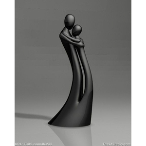 Escultura Figurativa de Bailarina, Hecha a Mano en Metal, Decoración Artística para Escritorio, Base Negra, Figura Dorada, Adorno para Mesa de Sala de Estar - Product Image 2