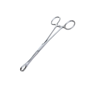 Fórceps de sujeción de esponja profesional Fórceps de esponja de instrumentos veterinarios quirúrgicos dentados rectos de 7 pulgadas - Product Image 3