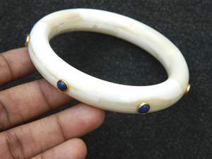 Vente chaude Vintage Corne Bracelet Manchette Bracelets avec Antique Look Bracelet Bijoux À La Main De Grossiste Indien - Product Image 4