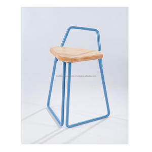 Accessoires de meubles les plus vendus intérieur extérieur appliquer brillant tabouret chaise conception tabouret de bar en acier inoxydable avec dossier - Product Image 6
