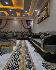 Asientos Orientales para el Suelo, Sofá Étnico, Sofá Árabe Majlis, Sofá Estilo Otomano, Conjunto Árabe Jalsa, Asientos Orientales de Lujo para el Suelo - Product Image 3