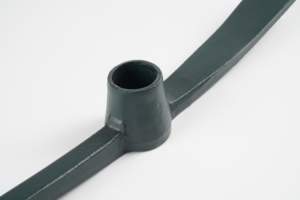 Tête de pioche forgée en acier à haute teneur en carbone, robuste, de qualité industrielle et pour le bricolage, avec œil rond, pointe et lame de ciseau, outil de quincaillerie - Product Image 3