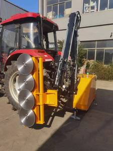 RIMA Tondeuse à flèche hydraulique, accessoire <span class=keywords><strong>pour</strong></span> taille-haies et débroussailleuse, composants principaux du moteur et de la pompe, longueur de flèche 5m, <span class=keywords><strong>pour</strong></span> tracteurs 80-100 CV - Product Image 2