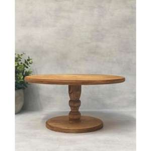 Support à gâteau en bois luxueux avec design artistique et attrait haut de gamme pour une présentation de desserts élégante lors des mariages et dîners de gala - Product Image 1